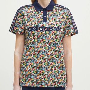 adidas Originals [S] Liberty Women’s Polo Shirt Floral JC7786